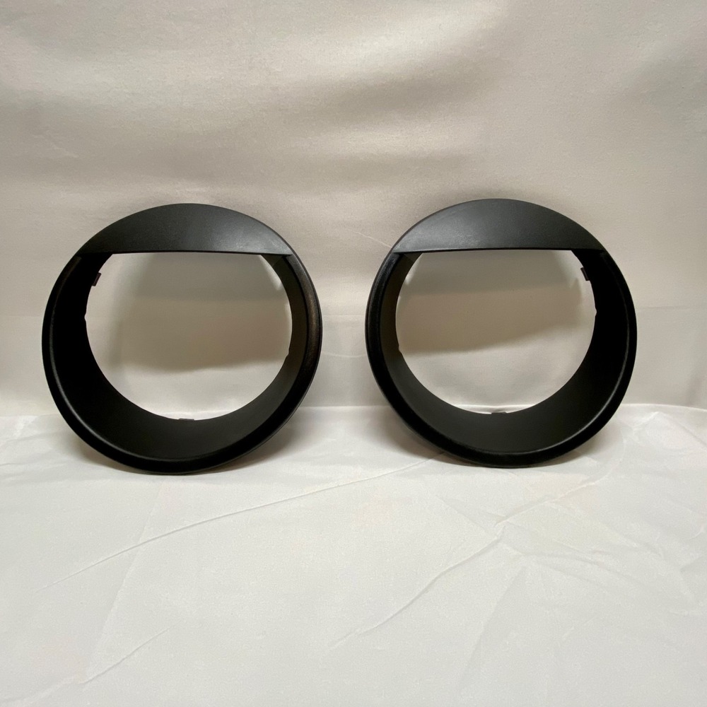 Jeep Wrangler JK Headlight Trim Bezels 2007-2018 Front Light Covers 2Pcs NWOT
